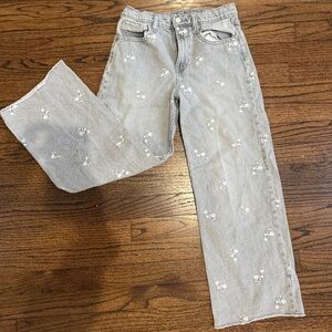 Girls Gap Wide-Legged Jeans